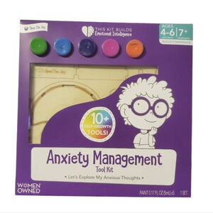 New Open The Joy Kids Anxiety Management Tool Kit Paint